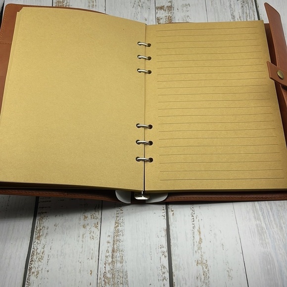 Mushroom PU Leather Journal, Brown, NWOT - Picture 11 of 14